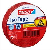 Tesa elektrische isolatietape rood 19 mm x 20 m