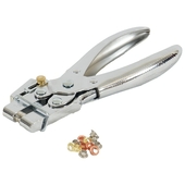 Pince à œillet GAMMA + 100 anneaux 5 mm