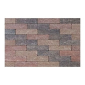 Kasseien Beton Gehamerd Bruin 20x5x6 cm