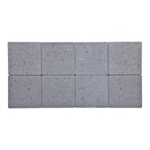 Pavé non vibré 20x20x6 cm gris 72 pièces/2,88 m²