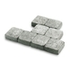 Pavé vibré 15x15x4 cm gris 630 pièces/14,49 m²