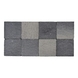 Pavé vibré 20x20x6 cm gris-noir