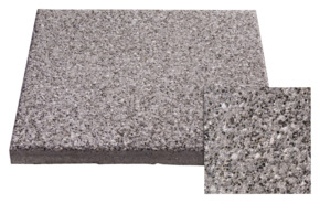 Terrastegel beton grijs/zwart 40x40 cm