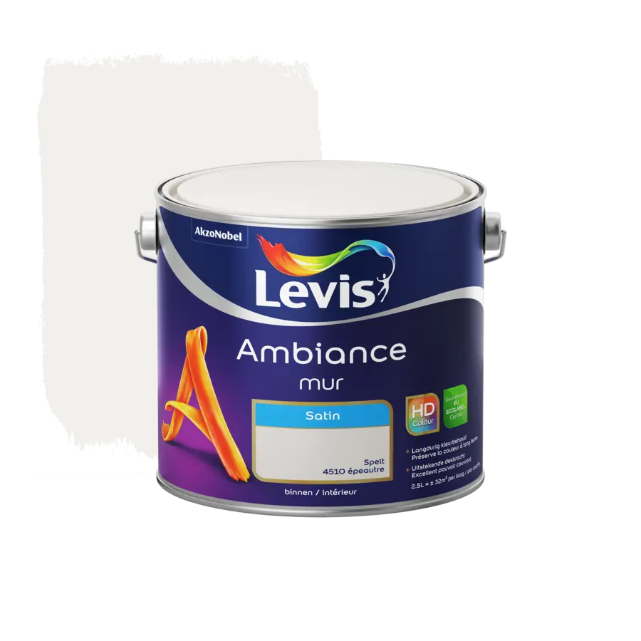 Levis Ambiance muurverf zijdeglans spelt 2,5 L