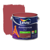 Peinture Levis Ambiance Mur extra mate 2,5 L rubis