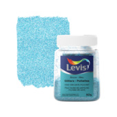 Paillettes Levis pour peinture murale 50 g bleu