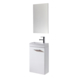 Meuble de lave-mains avec miroir Atlantic Esme blanc