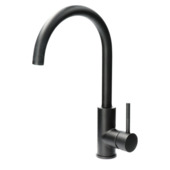 Atlantic keukenkraan Colin met hendel zwart