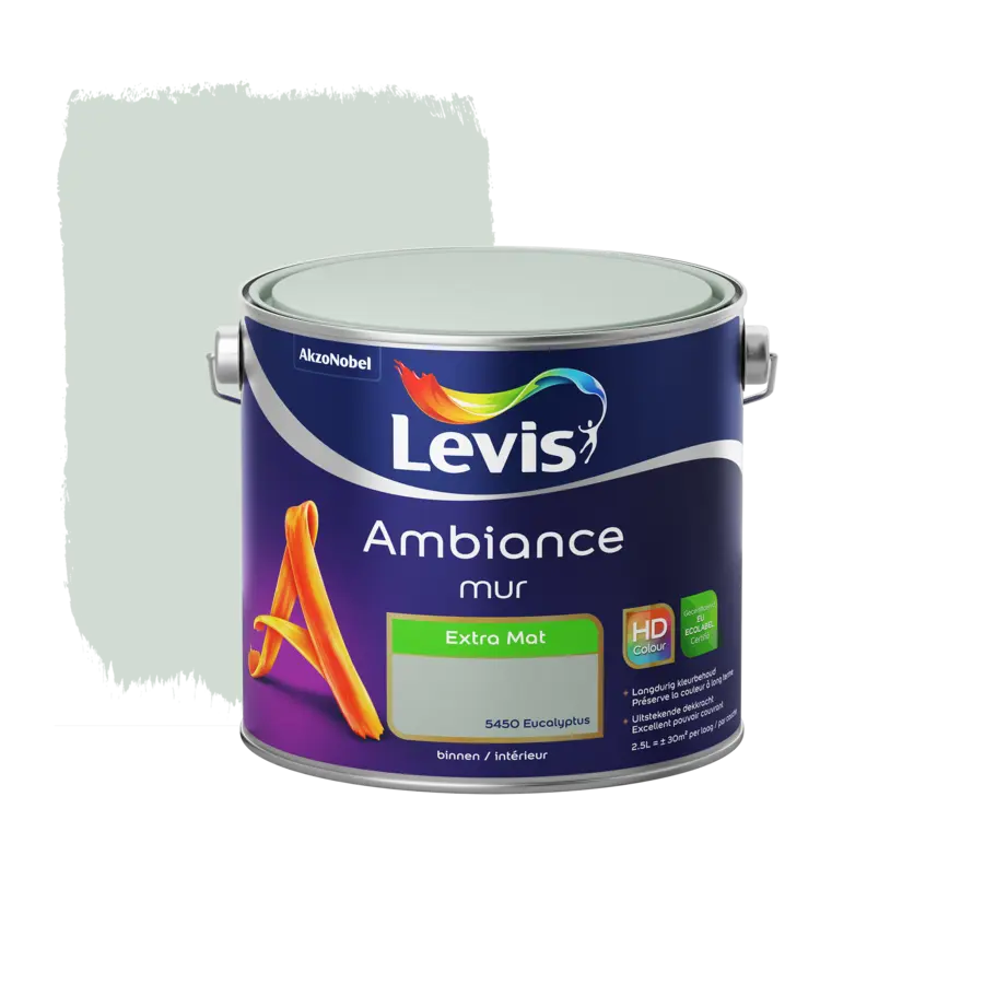Levis Ambiance muurverf extra mat eucalyptus 2,5 L