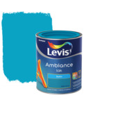 Levis Ambiance lak zijdeglans azura blauw 750 ml