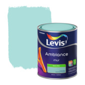 Peinture Levis Ambiance Mur extra mate 1 L pierre turquoise