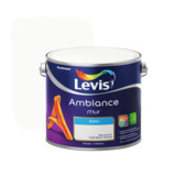 Peinture Levis Ambiance Mur satin 2,5 L blanc marbre