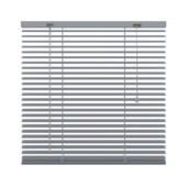 GAMMA horizontale jaloezie aluminium 25 mm 5014 zilver geperforeerd 140x180 cm