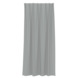 Rideau ruban fronceur GAMMA uni 1157 gris 140x180 cm