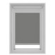 GAMMA dakraam rolgordijn VELUX skylight new generation lichtdoorlatend 7004 grijs SK06 114x118 cm