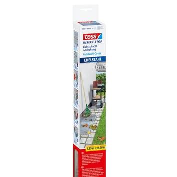 Couvre-soupirail Tesa Moll Edelstahl 135x60 cm