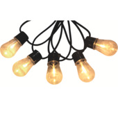 Feestverlichting transparant 20 LED lichtjes met timer