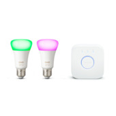 Philips Hue White&Color Ambiance E27 startersset 2-pack