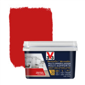 Peinture de rénovation multi-supports rouge tomate V33 500 ml