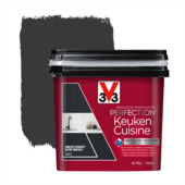 V33 Renovatieverf Perfection Keuken smokyzwart 750 ml