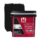V33 Renovatieverf Perfection Keuken kwartszwart 750 ml