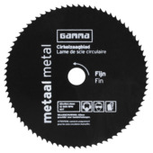 GAMMA cirkelzaagblad 85x1,4x10 mm 80T HSS