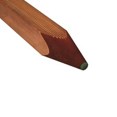 Tuinpaal hardhout ca. 6,5 x 6,5 cm, lengte ca. 300 cm