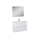 Set meuble de salle de bain Heon Atlantic 80 cm blanc brillant