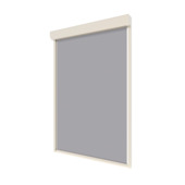 Store screen 100X200 cm, gris-blanc (T70801)