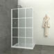 Paroi de douche Allibert Loft Game 140x200 cm carrés/blanc