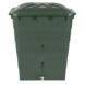 Tonneau de pluie Garantia rectangulaire vert 300 litres avec robinet