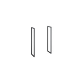 Atlantic stalen frame voor kolomkast zwart