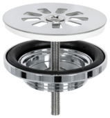 Differnz afvoerplug voor handenwasser Chroom