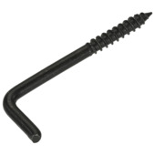 Gond à visser Blackline 4x60 mm noir 10 pièces