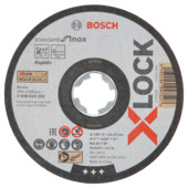 Bosch slijpschijf X-Lock inox en metaal 125 mm