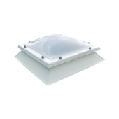 Lichtkoepel inclusief opstand 116x116 cm transparant