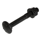 Boulon TRCC Blackline noir M6x30 +écrou et rondelle 5 pièces