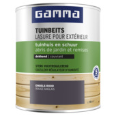 Lasure extérieure abris de jardin et remises GAMMA 750 ml rouge anglais