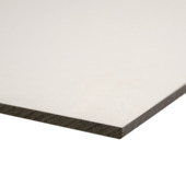 Panneau compact 6 mm 244x20 cm blanc