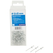 Rivet aveugle GAMMA 4x6 mm 100 pièces