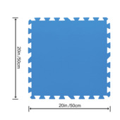 Lot de 9 dalles tapis de sol 50x50 cm Bestway