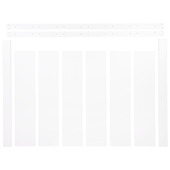 Radiatorpaneel Preston 153x100 cm wit