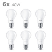 Philips LED peer E27 40 W mat niet dimbaar 6 stuks