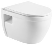 WC suspendu sans bride Atlantic Tyler blanc mat + abattant