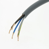 Profile XVB cca kabel grijs 5G4 mm² per meter