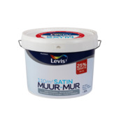Levis Muur muurverf zijdeglans wit 8+2L