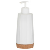 Sealskin zeepdispenser Cork wit met kurk