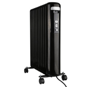 Radiateur à bain d'huile 11 éléments 2500W noir