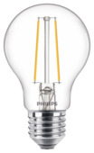 Ampoule poire LED à filament Philips E27 translucide 25 W