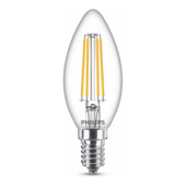 Philips LED kaars E14 60W filament helder niet dimbaar